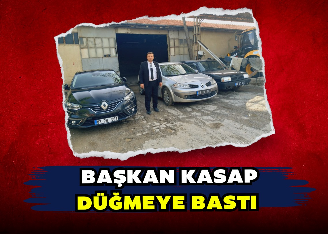 Başkan kasap düğmeye bastı 